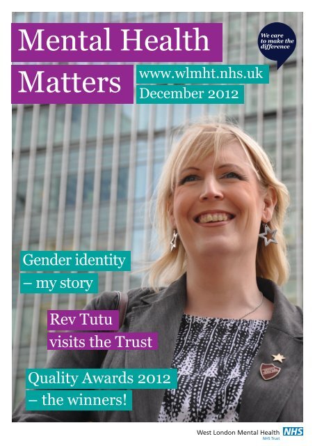 MHM December 2012 - West London Mental Health NHS Trust