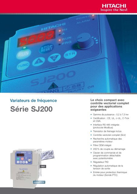 Plaquette commerciale - Variateur-frequence.com