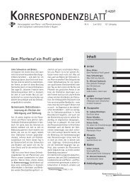 Ausgabe 2012 - Juni - Pfarrer- und Pfarrerinnenverein