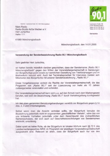 Original-Brief lesen - IGR-NRW e.V.