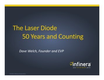 Celebrating 50 Years of Laser Diodes - Infinera