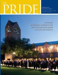 THE PRIDE | Summer 2012 - St. Mark's School of Texas