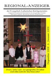 REGIONAL-ANZEIGER, Dez. '08 - Jan. '09 [pdf] - Ev. Kirchenkreis ...