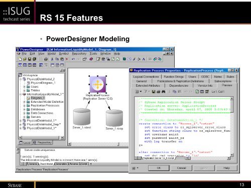 Heterogeneous Data Replication with Sybase Replication Server