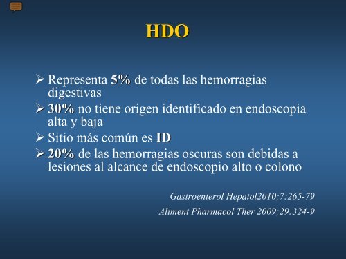 Hemorragia digestiva Oscura - Asociación de Gastroenterología y ...