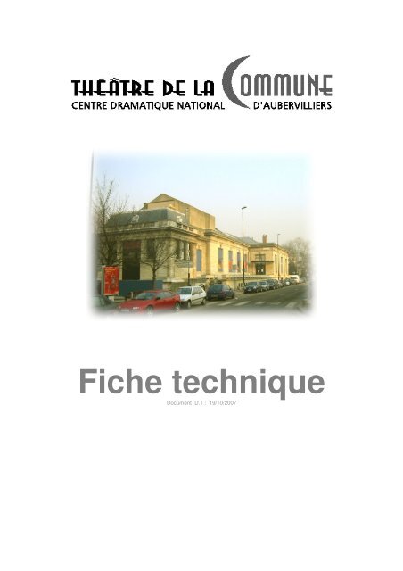 Fiche technique