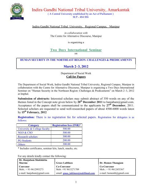 INDIRA GANDHI NATIONAL TRIBAL UNIVERSITY AMARKANTAK visual data 8