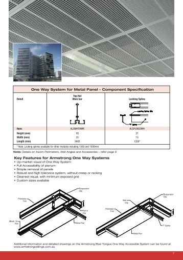 Blue Tongue Aluminium Grid - Armstrong-aust.com