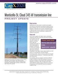 Monticello-St. Cloud 345 kV transmission line - CapX2020