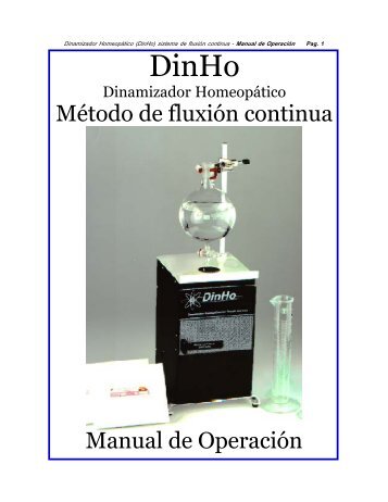 Manual DinHo (formato PDF) - Biotecnoquímica.Com