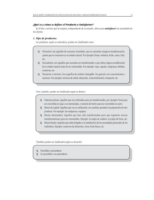 Manual DiseÃ±o y ElaboraciÃ³n de Planes de Negocios para Micro y ...