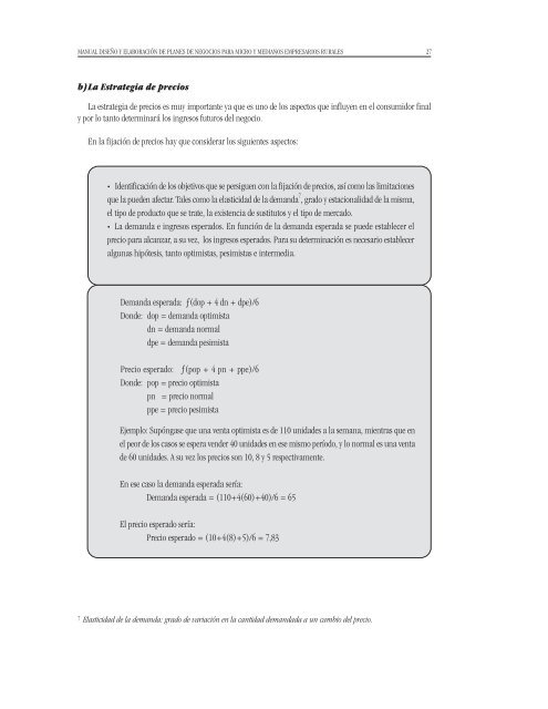 Manual DiseÃ±o y ElaboraciÃ³n de Planes de Negocios para Micro y ...