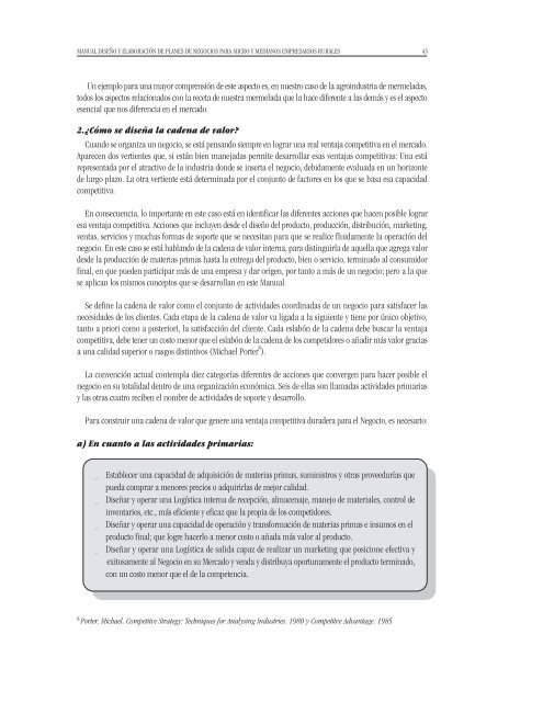 Manual DiseÃ±o y ElaboraciÃ³n de Planes de Negocios para Micro y ...