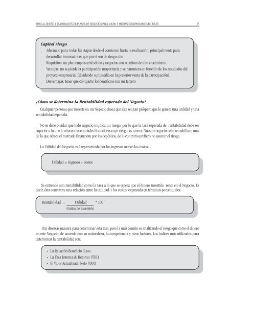 Manual DiseÃ±o y ElaboraciÃ³n de Planes de Negocios para Micro y ...