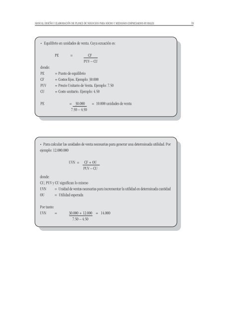 Manual DiseÃ±o y ElaboraciÃ³n de Planes de Negocios para Micro y ...