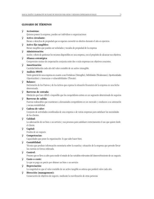 Manual DiseÃ±o y ElaboraciÃ³n de Planes de Negocios para Micro y ...