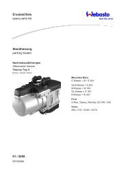 Ersatzteile Thermo Top V - ImpEK Kfz-Ersatzteile und Zubehör eK