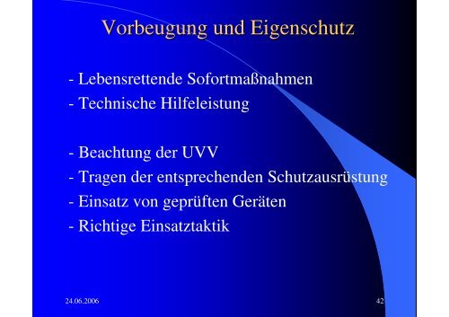 Gefahren der Einsatzstelle - Freiwillige Feuerwehr Pflugdorf-Stadl