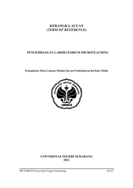 term of reference - Jurusan Matematika UNNES
