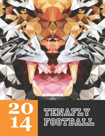 Tenafly Tigers 2014 Football Journal