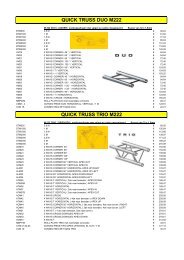 QUICK TRUSS DUO M222 QUICK TRUSS TRIO M222