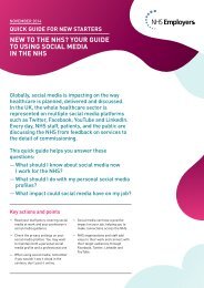 NOVEMBER Your guide to using social media in the NHS