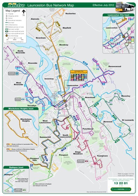 Launceston Bus Network Guide - Metro Tasmania