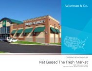 Net Leased The Fresh Market - Ackerman & Co.