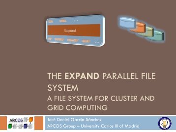 THE EXPAND PARALLEL FILE SYSTEM - Arcos