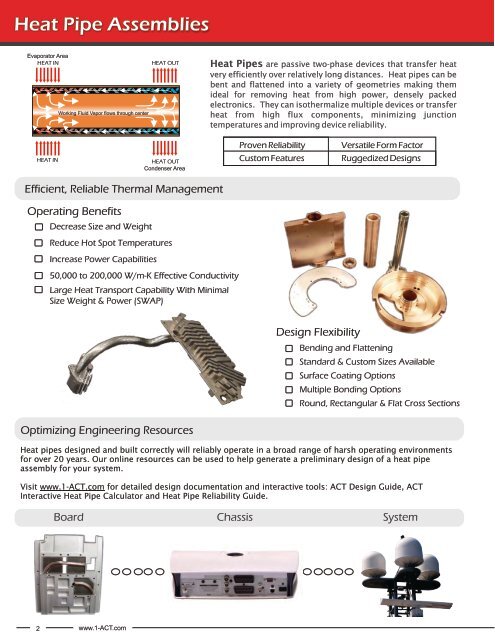 Electronics Cooling Products - Advanced Cooling Technologies, Inc.