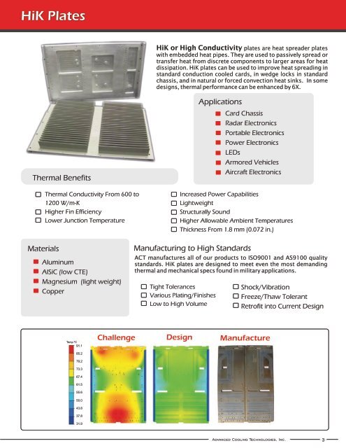 Electronics Cooling Products - Advanced Cooling Technologies, Inc.