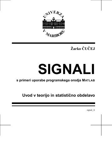 uvod - Laboratorij za obdelavo signalov in daljinska vodenja