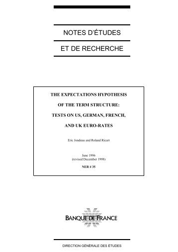 Download the working paper no 35PDF - Banque de France