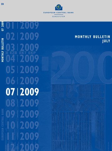 Monthly Bulletin July 2009 - Banque de France