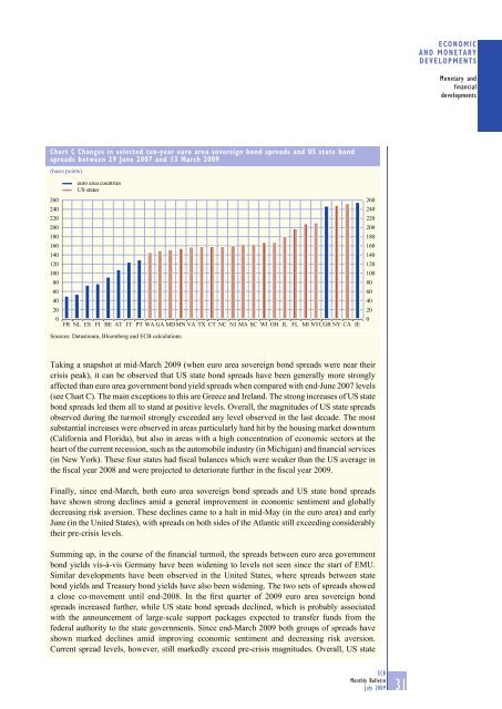 Monthly Bulletin July 2009 - Banque de France