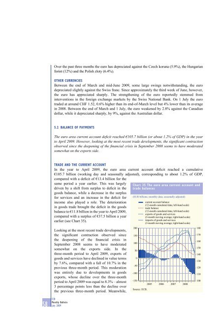 Monthly Bulletin July 2009 - Banque de France