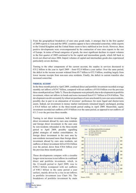 Monthly Bulletin July 2009 - Banque de France