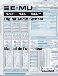 Manuel de l'utilisateur Digital Audio System - Univers-sons.com