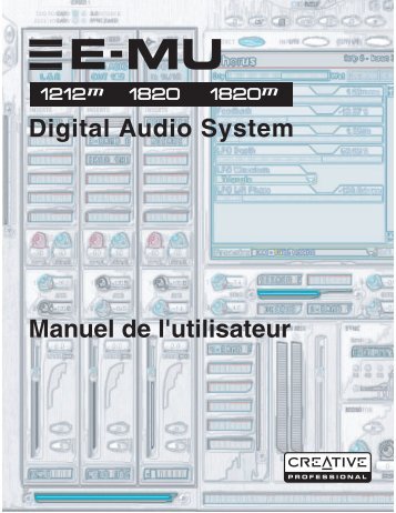 Manuel de l'utilisateur Digital Audio System - Univers-sons.com