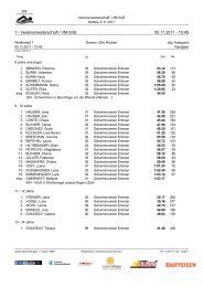 Resultate - Schwimmverein Emmen