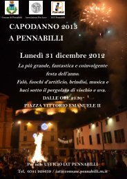 CAPODANNO 2013 A PENNABILLI Lunedì 31 dicembre 2012