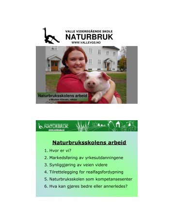 NATURBRUK - Videregående skoler