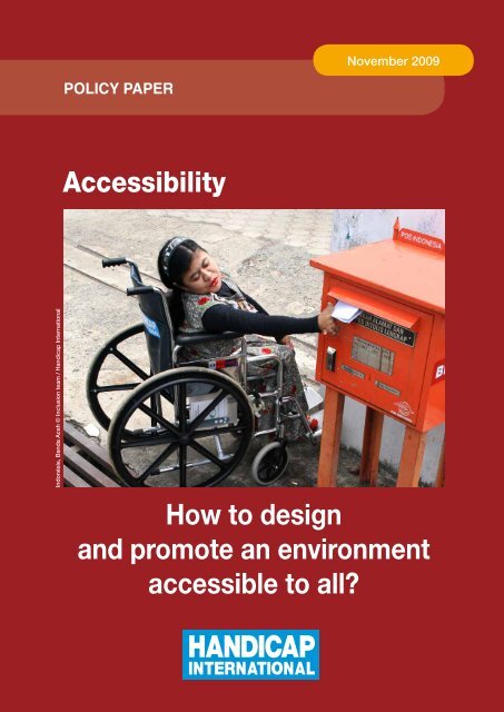 Accessibility - Handicap International