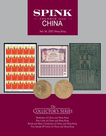 Banknotes of China and Hong Kong - Spink
