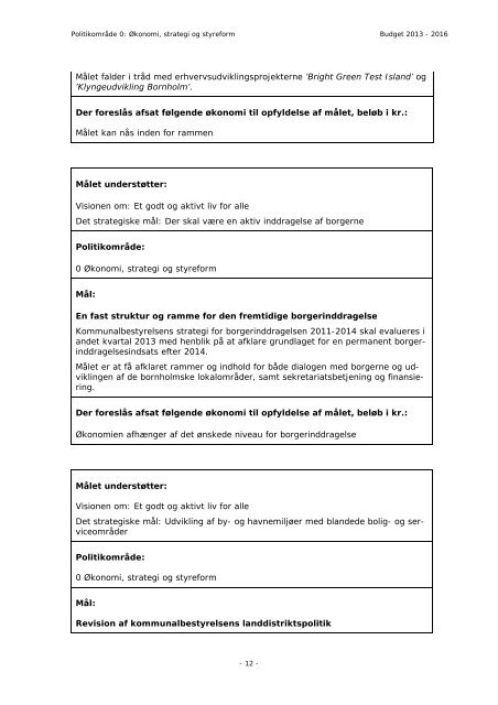 Budget 2013 - Bornholms Regionskommune