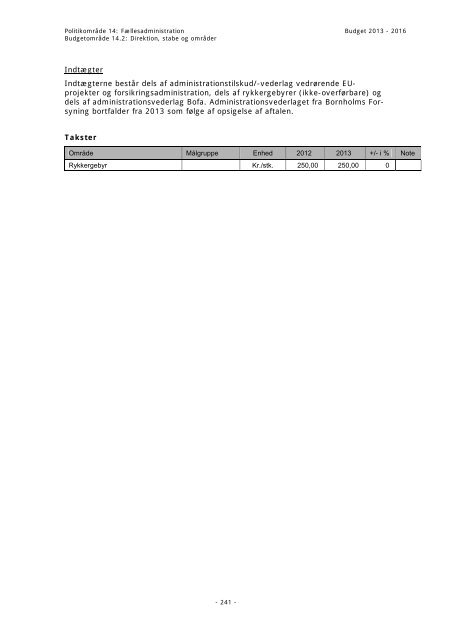 Budget 2013 - Bornholms Regionskommune