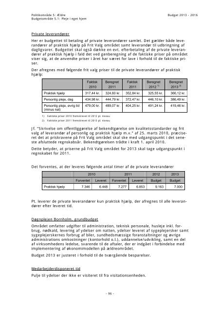 Budget 2013 - Bornholms Regionskommune