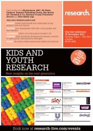 Kids and Youth Research conference, 16 November 2011