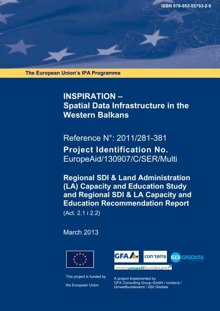 Regional SDI & Land Administration, Capacity and ... - INSPIRATION