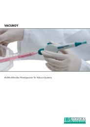 Prospekt: VACUBOY - INTEGRA Biosciences